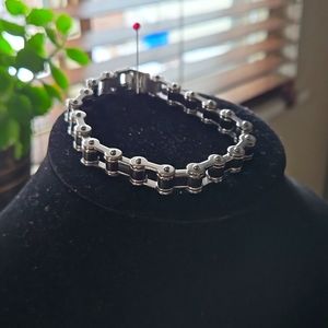 Bike chain bracelet